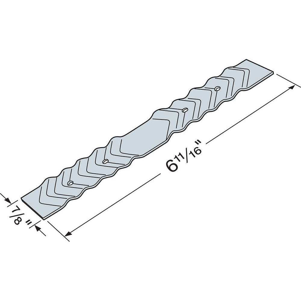 22-Gauge Galvanized Brick Tie P744287