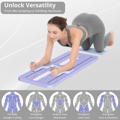 5 in 1 Foldable Pilates Reformer Board N1556