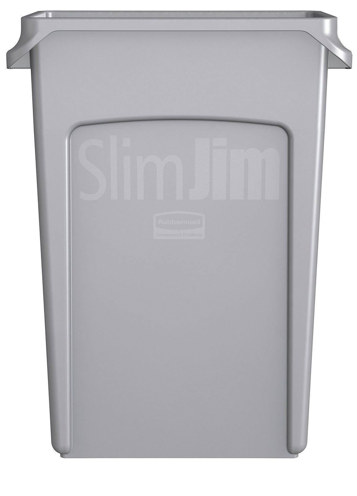 Plastic Rectangular Trash Can H6215