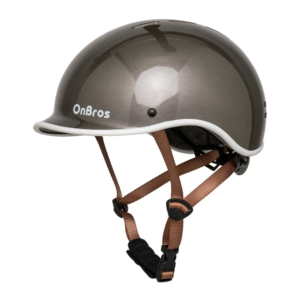 Bright crystal gray Adjustable Safety Certified Bike Helmet Y87408