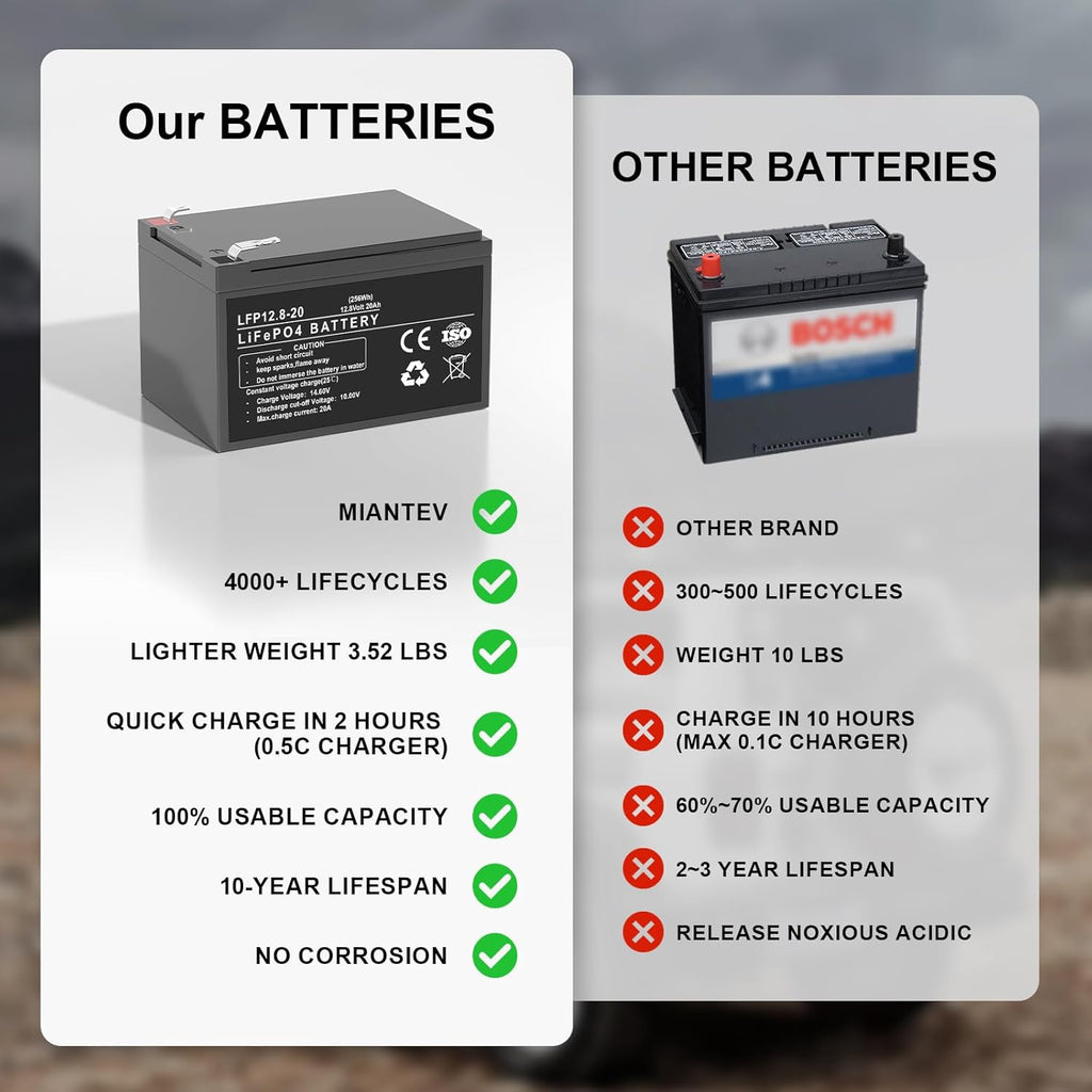 12V 20Ah Lifepo4 Battery X4838