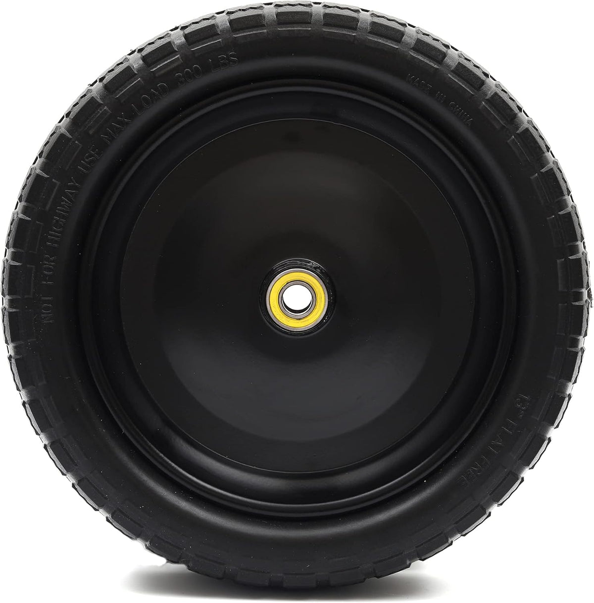 13'' Solid Polyurethane Flat-Free Tire and Wheel Assemblies Q358063