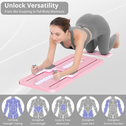 5 in 1 Foldable Pilates Reformer Board N1556