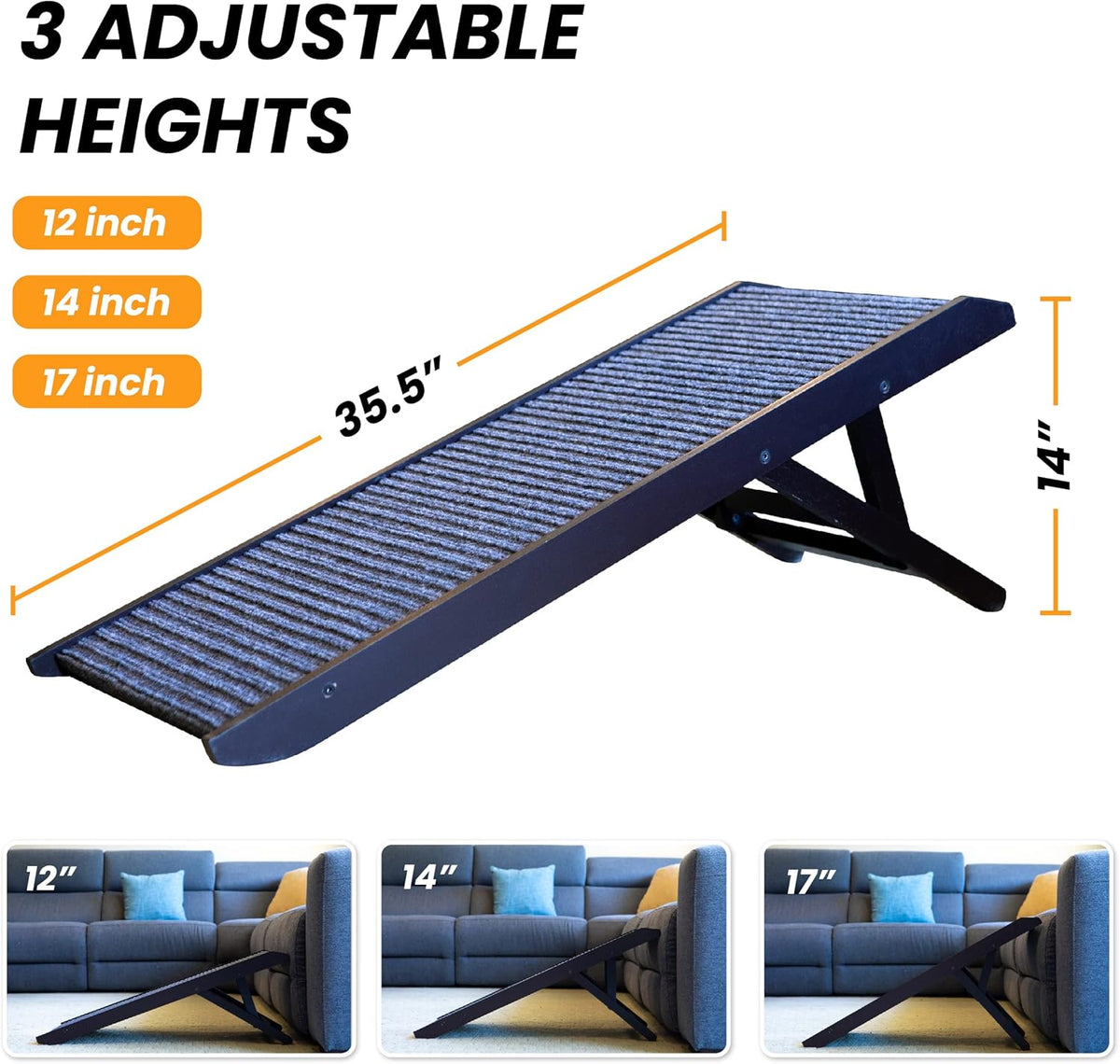 Folding Dog Ramp for Bed or Couch Q195147