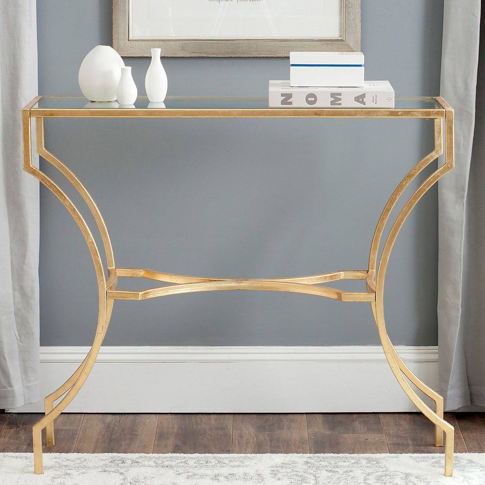 Gold/Glass Console K39059