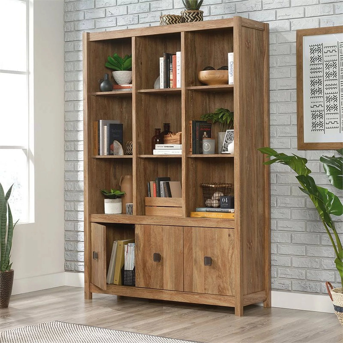 9-Cubby Engineered Wood Bookcase O504