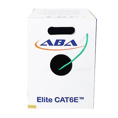 Green Cat6e Plenum 24AWG Solid 1000 ft. Cable L474