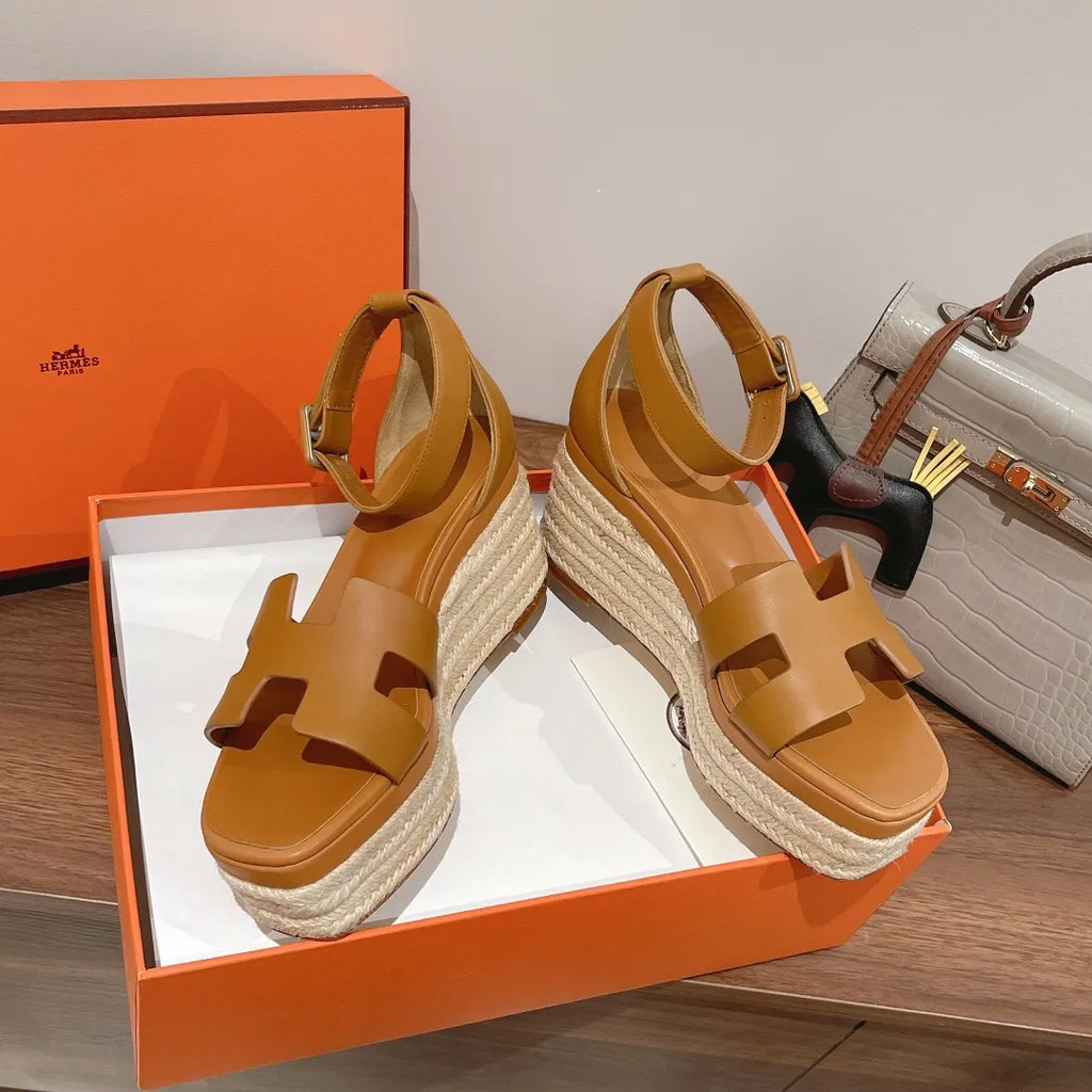 Brown Espadrilles D743