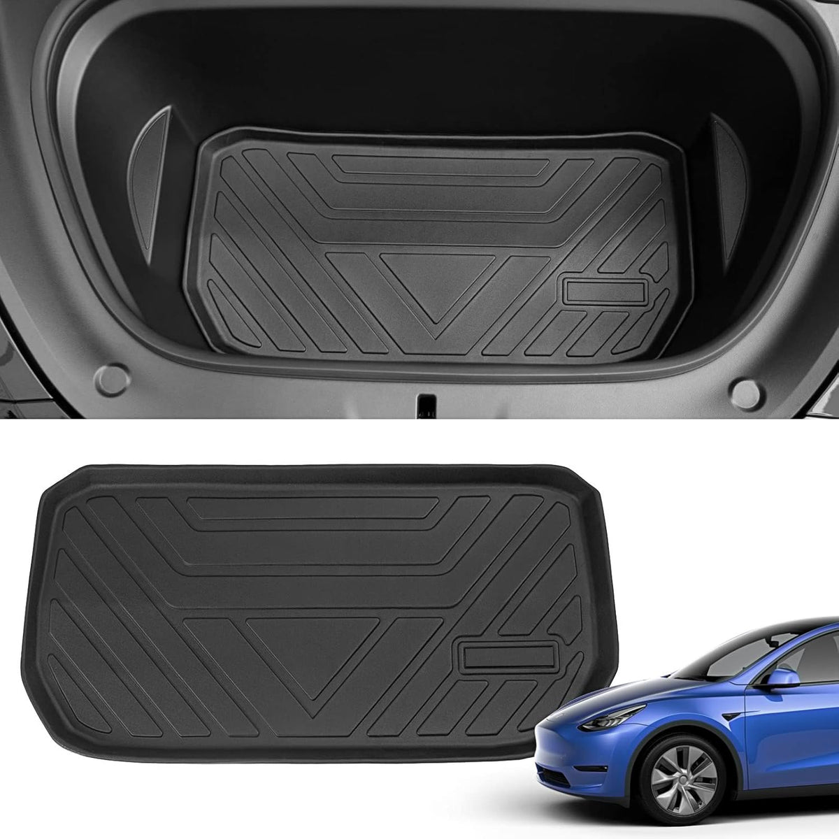 Tesla Model Y 3 PCS Trunk Mat Cargo Liners K644