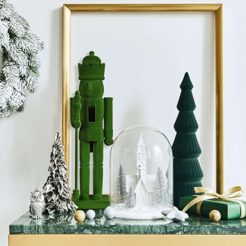 Flocked Christmas Nutcracker Figure I795897