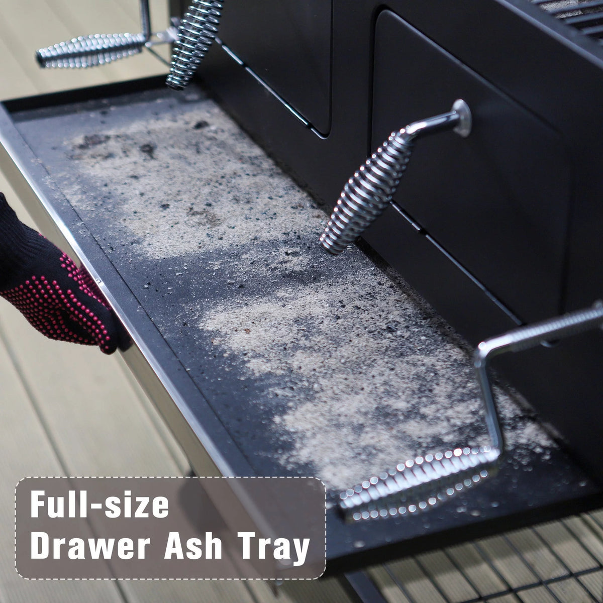 34-inch Portable Charcoal BBQ Grill X7744
