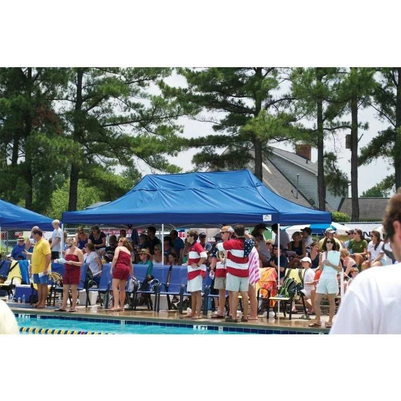 Red 10' x 20' Straight Leg Pop-Up Canopy L2396