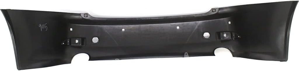 Primed Rear Bumper Cover with Park Dist Control Sensor Holes L69750