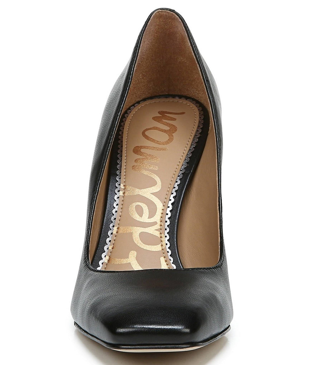 Black Square-Toed Pumps C79946