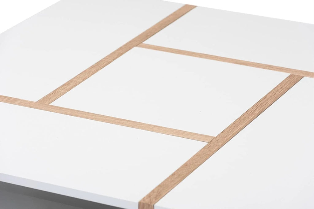 White Oak Finished Wood Coffee Table M445627