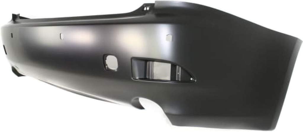 Primed Rear Bumper Cover with Park Dist Control Sensor Holes L69750