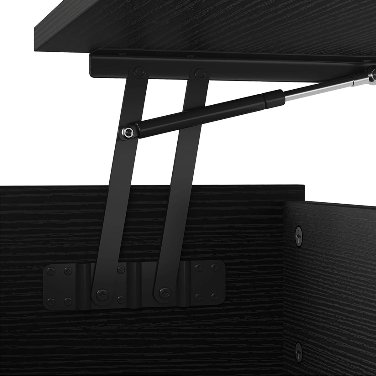Black Lift Top Coffee Table with Storage H629