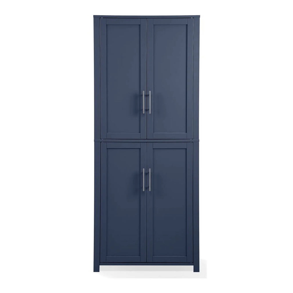 Navy Wood Kitchen Storage Pantry E792079