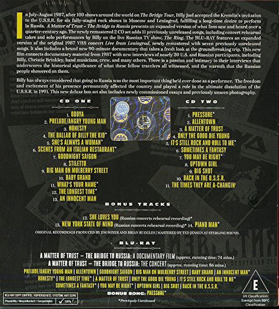 Billy Joel - A Matter Of Trust: The Bridge To Russia [2CD/1BR] [Box Set] - Rock - CD C832