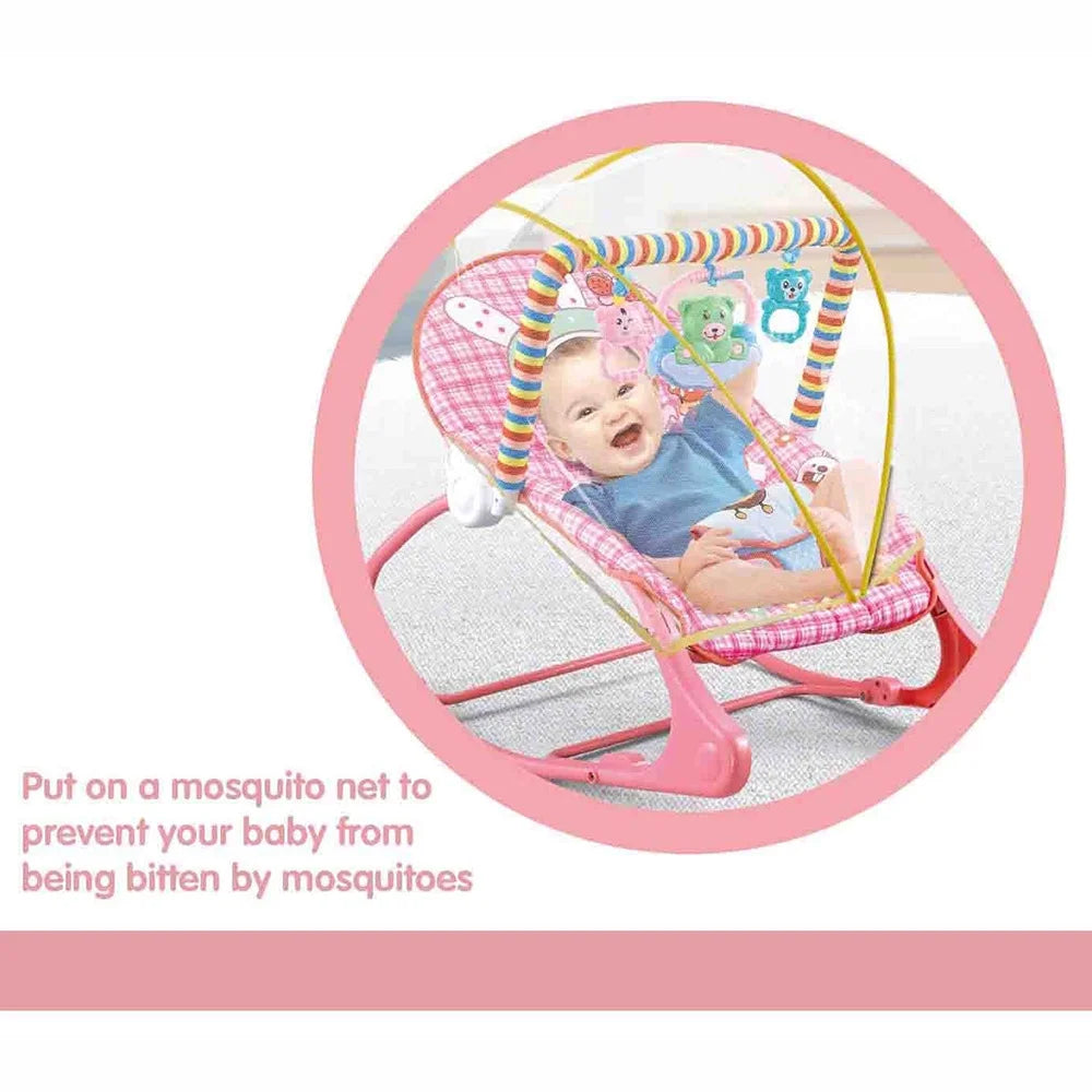 Portable Bouncer Infant Seat Rocking Chair with Hanging Bed Net W18081