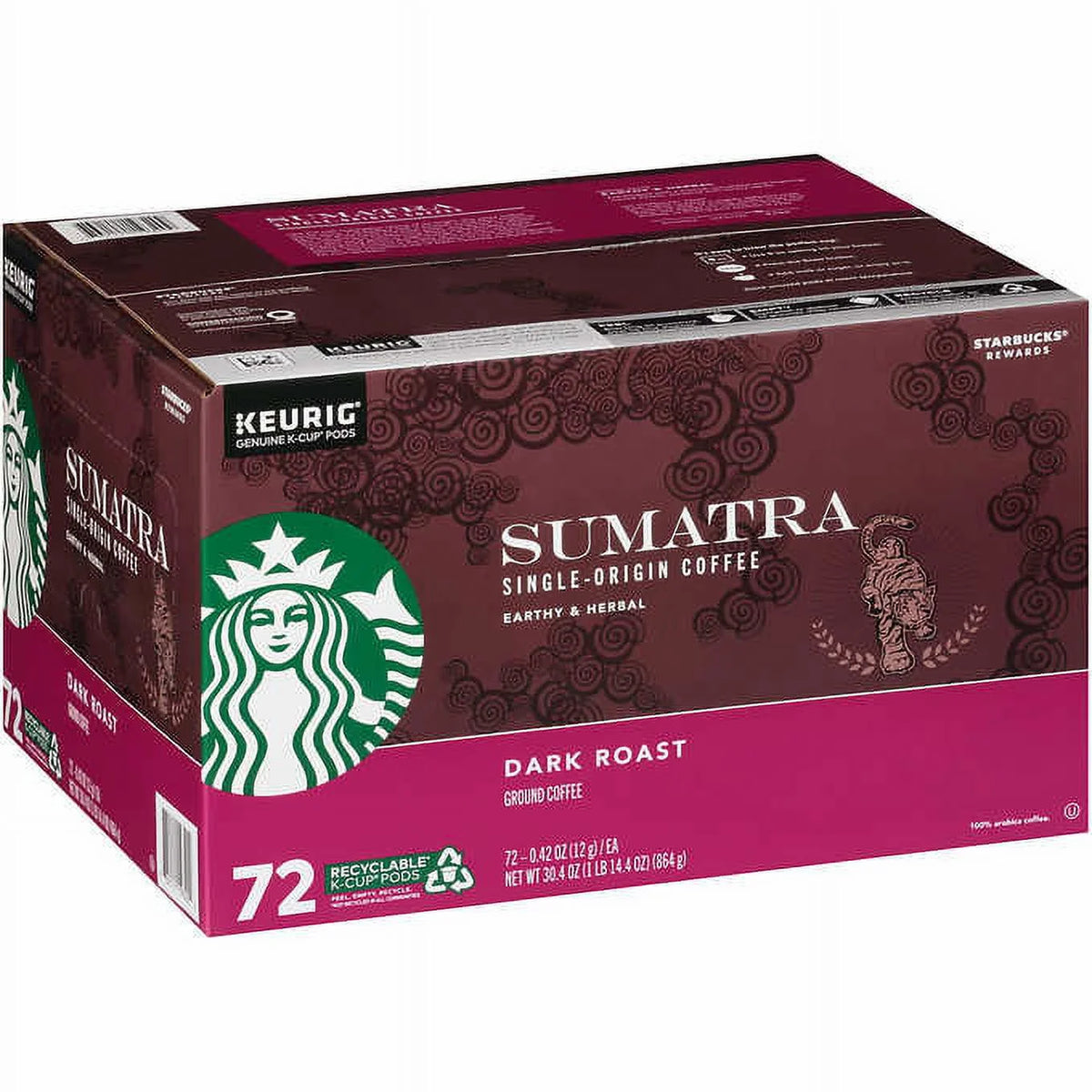 Sumatra Dark Roast K-Cup, 72-Count D953