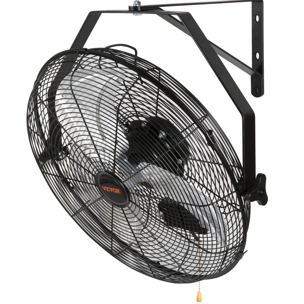 Wall Mount Oscillating Fan 17.6'' 3 Speed Waterproof U990017