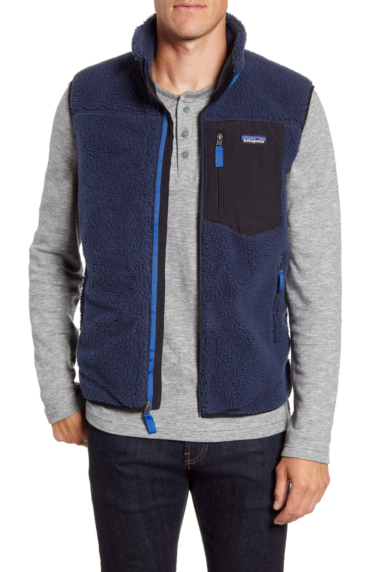 Men's Classic Retro-X Vest - New Navy, M A347587