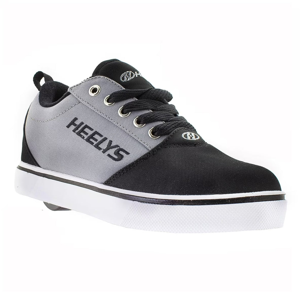 Black Grey Wheeled Shoe B323