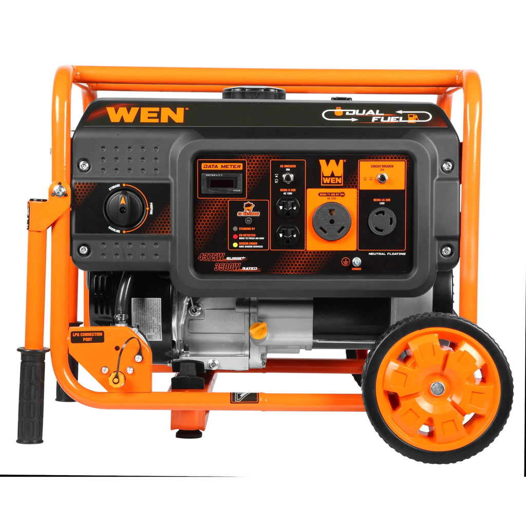 4375-Watt Dual Fuel Portable Generator with Wheel Kit F930