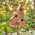 Large Copper Colored Multi-Birdhouse Stakes M117296