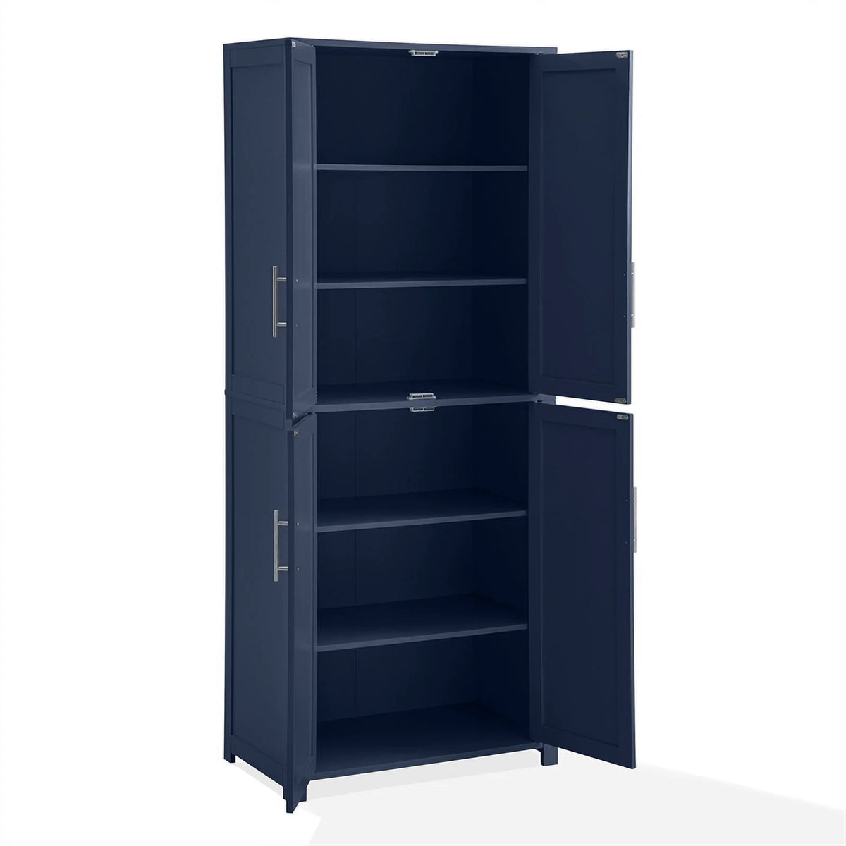 Navy Wood Kitchen Storage Pantry E792079