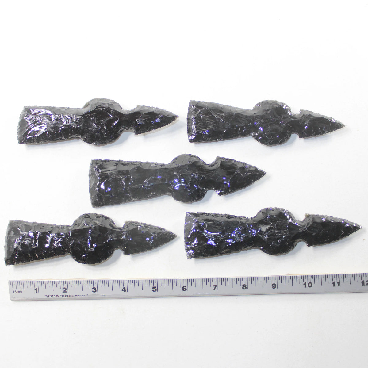Obsidian Ornamental Tomahawk Heads U911