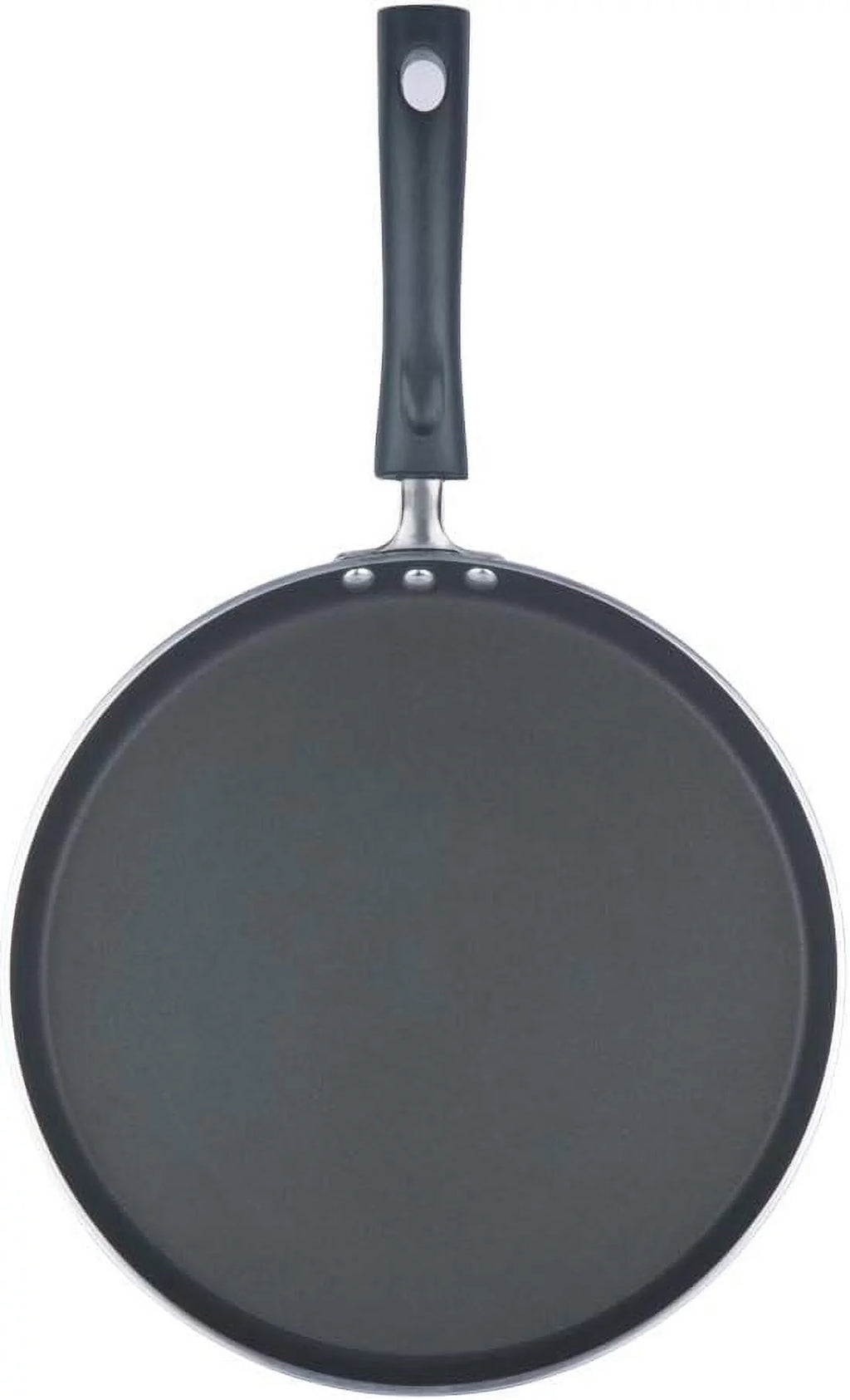 Non-Stick Flat Dosa Tawa/Griddle, 10", Black/Blue W41982