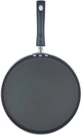 Non-Stick Flat Dosa Tawa/Griddle, 10", Black/Blue W41982