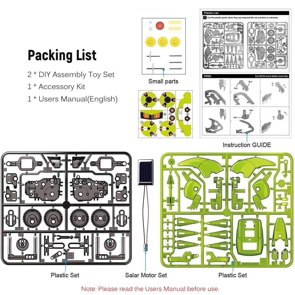 3 In 1 Solar Robot Diy Science Toy Set G56641