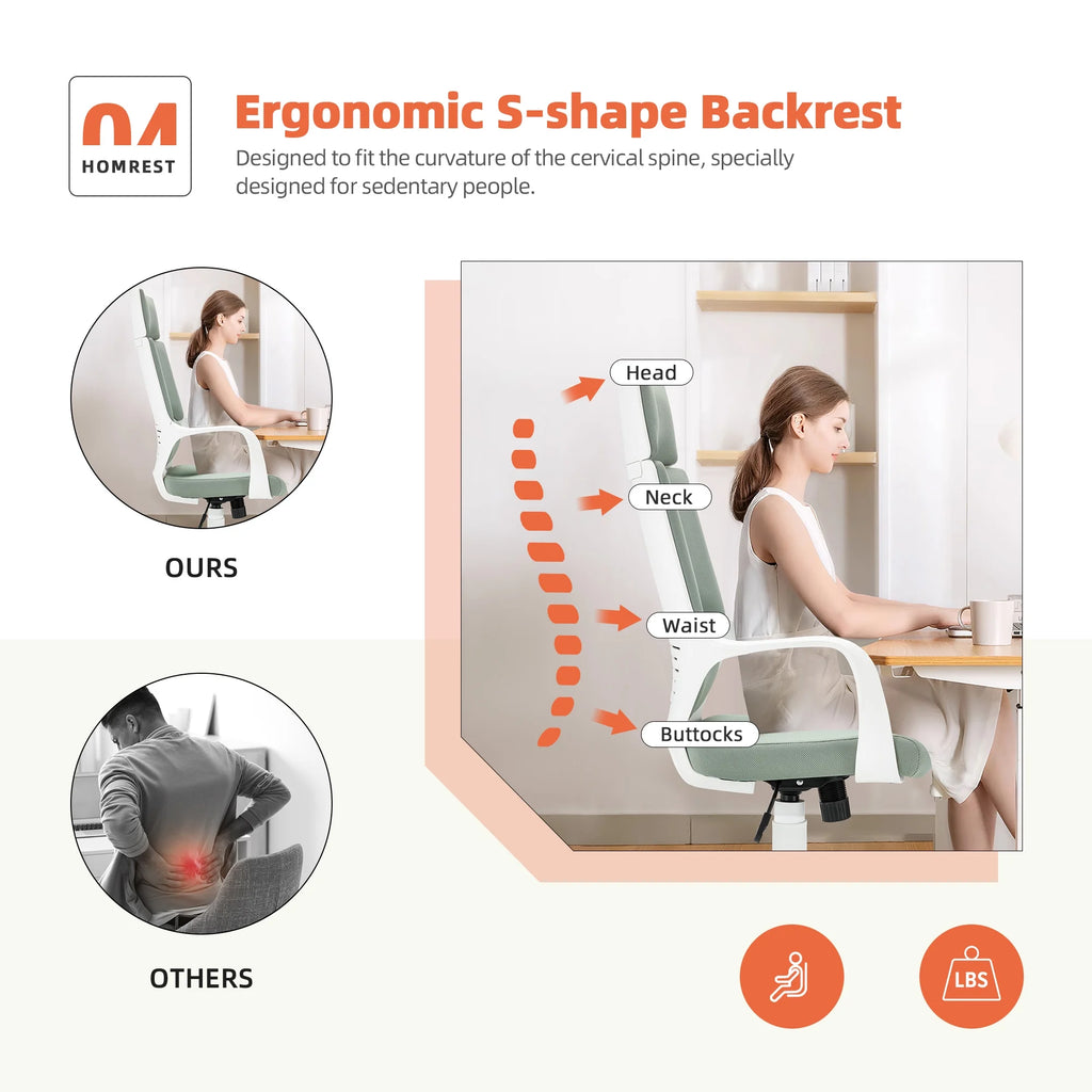 Green Ergonomic Office Chair O29719