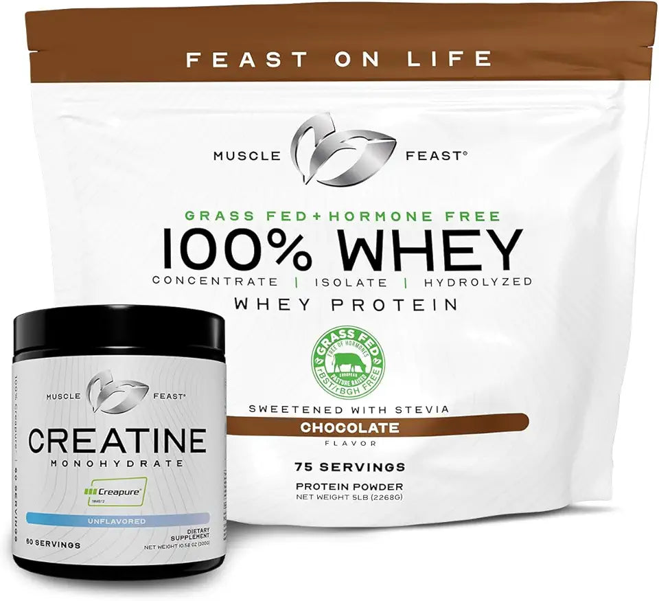 Whey Protein and Creatine Powder Bundle N932059
