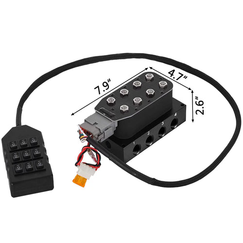 1/2in NPT Solenoid Valve with Wired Remote Controller L8242