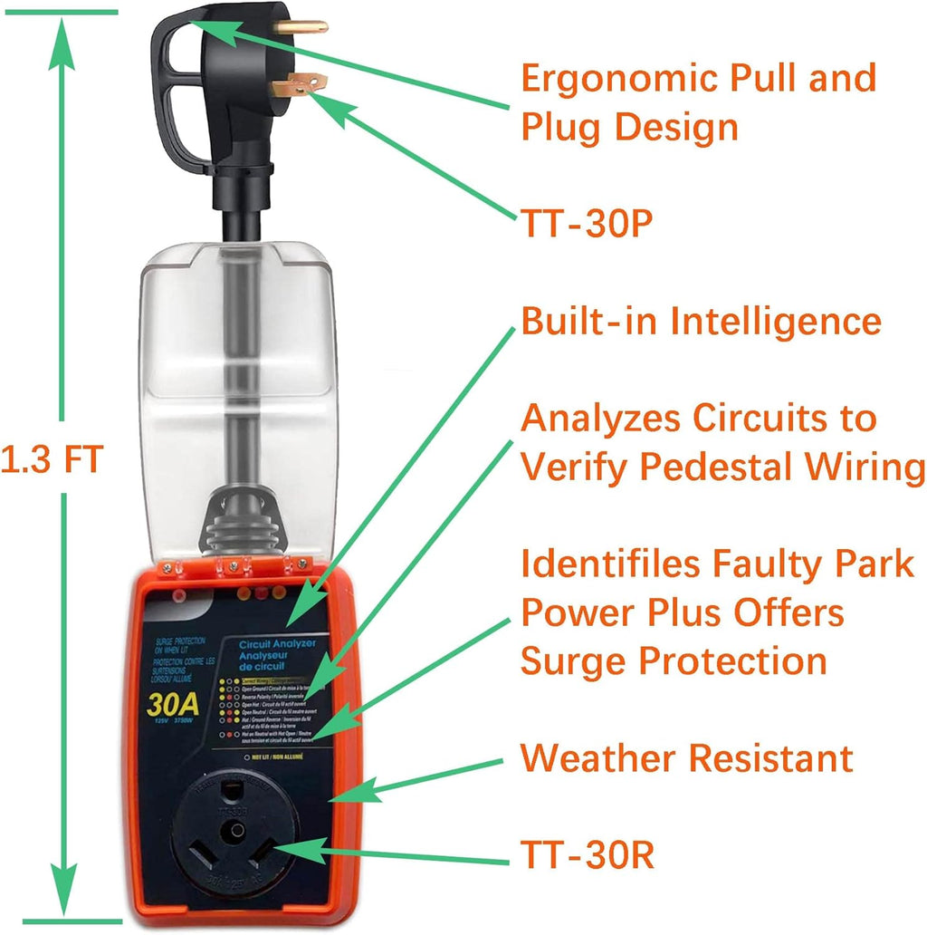 30 Amp Surge Protector with Waterproof Cover W683452