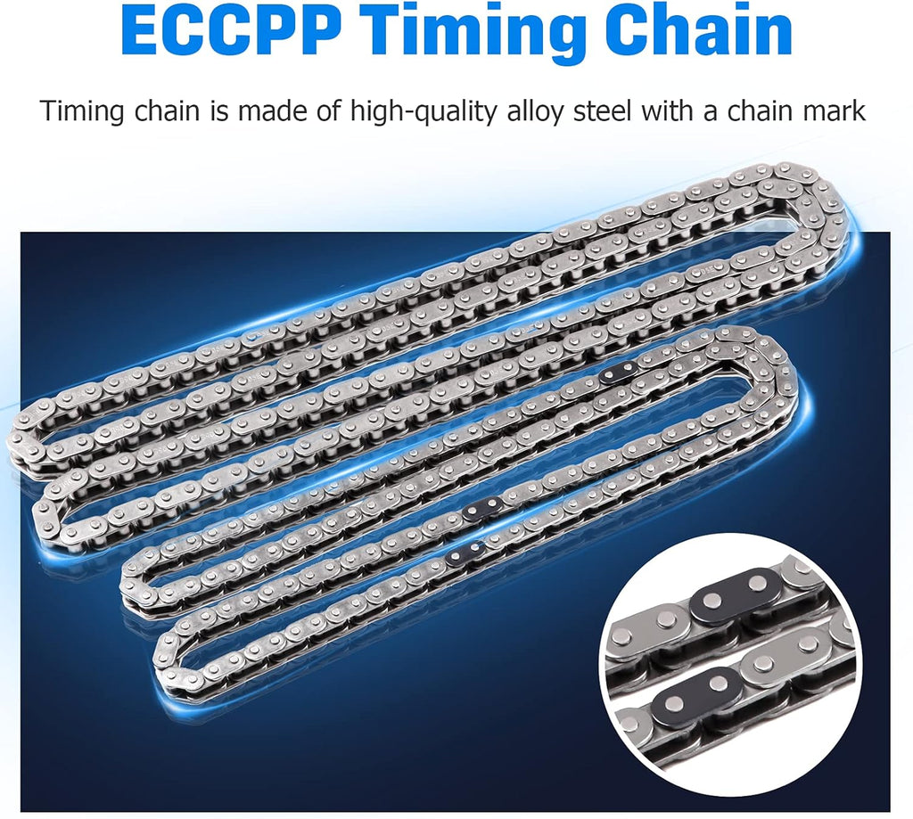 Engine Timing Chain Kit without Water Pump for Chevrolet Malibu Equinox Buick L4 2.0L 2.2L 2.4L R7112