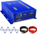 1500W Pure Sine Wave Power Inverter 24V DC to 110V 120V AC with LED Display Dual AC Outlets A303