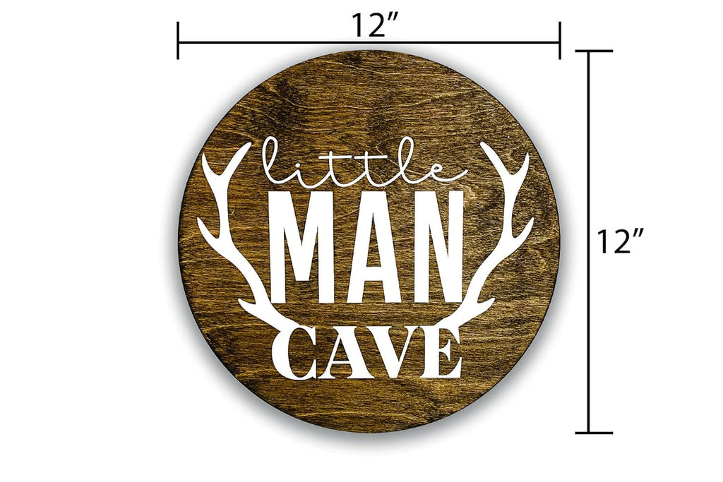 12 Wood Round Wall Sign O898
