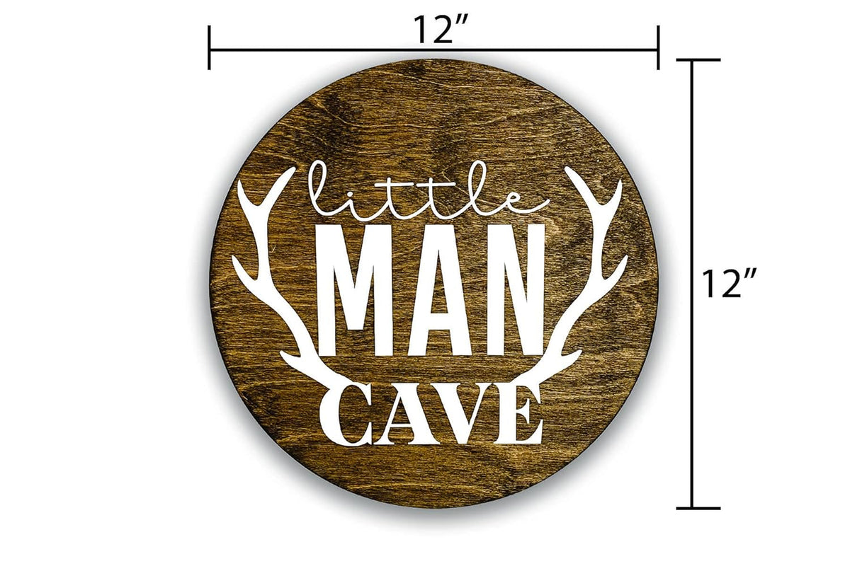 12 Wood Round Wall Sign O898