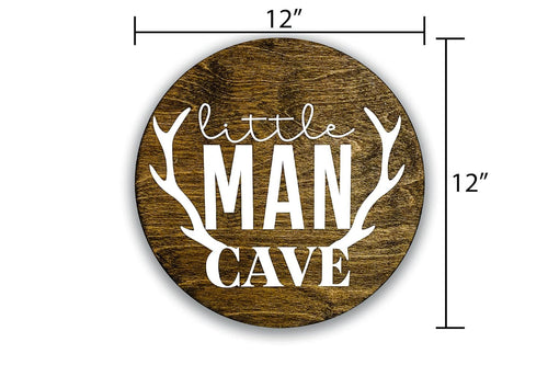 12 Wood Round Wall Sign O898