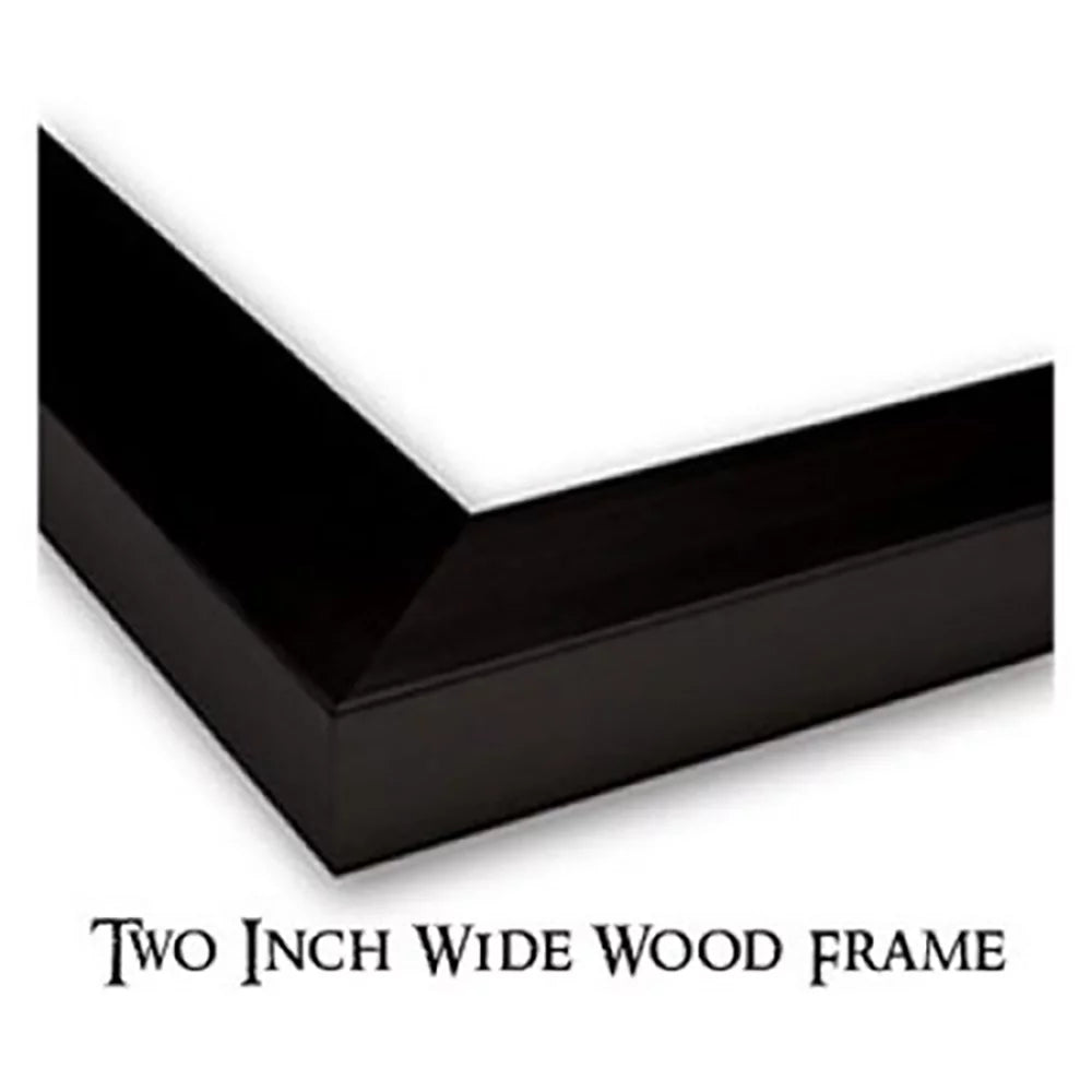 Black Modern Framed Art Print O427