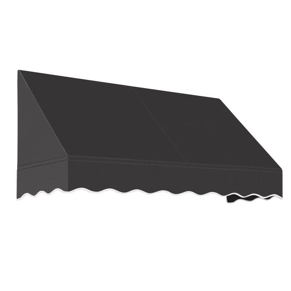 Black Acrylic Fixed Awning D8148