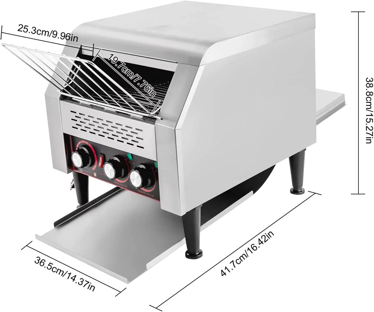 Commercial Conveyor Toaster 2200W 1-7 Levels Adjustable M5025