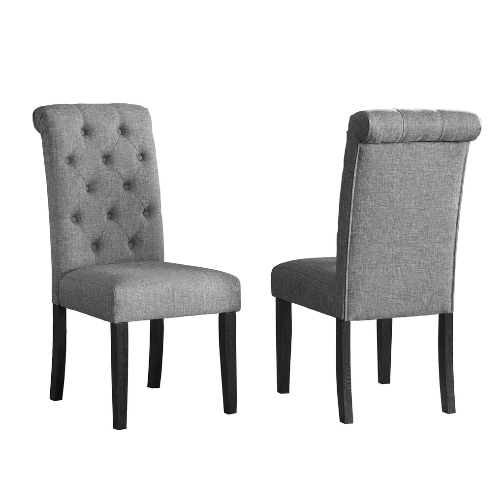 Gray Dining Chair Set of 2 O31092