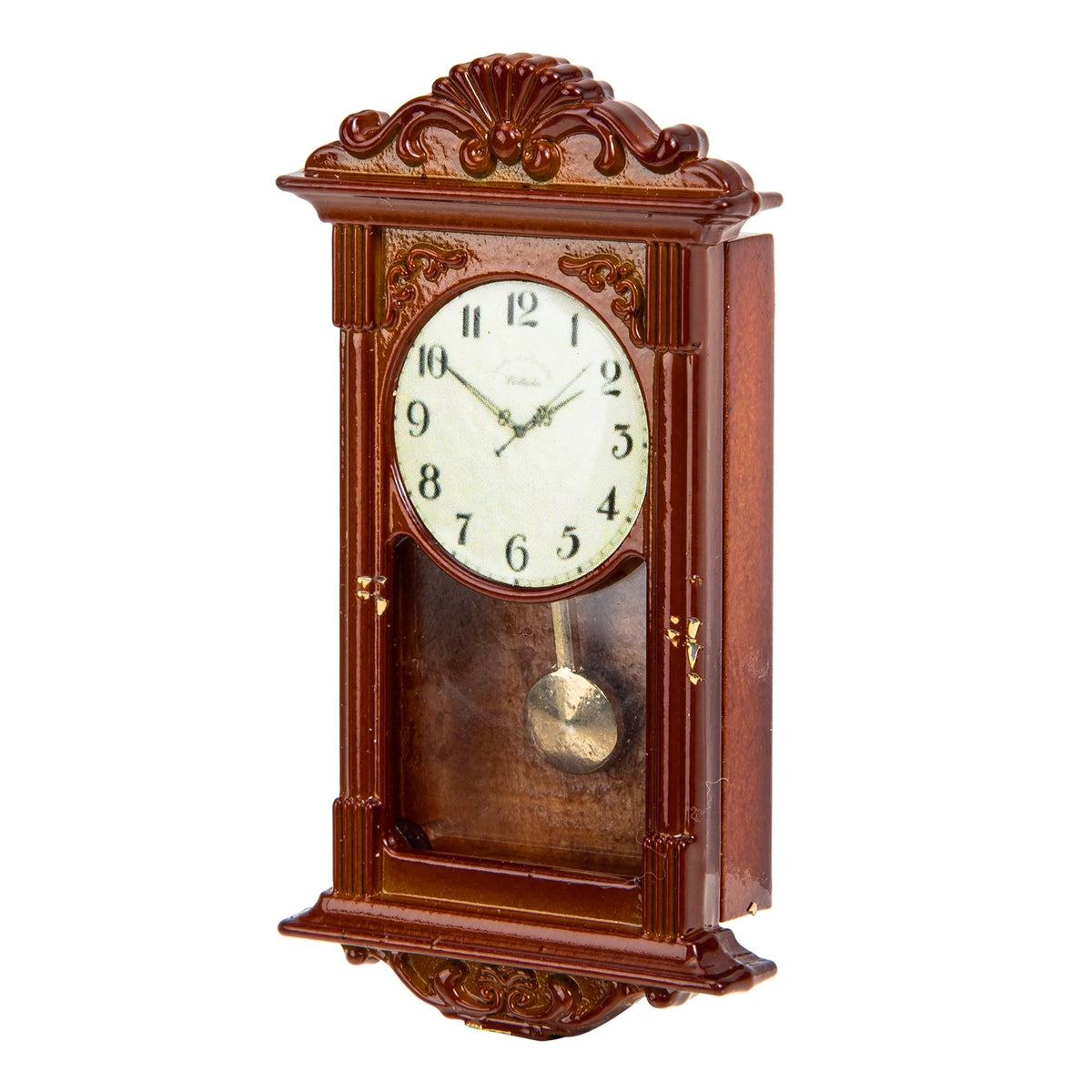 Metal Dollhouse Hanging Clock Toy Doll Furniture J2278