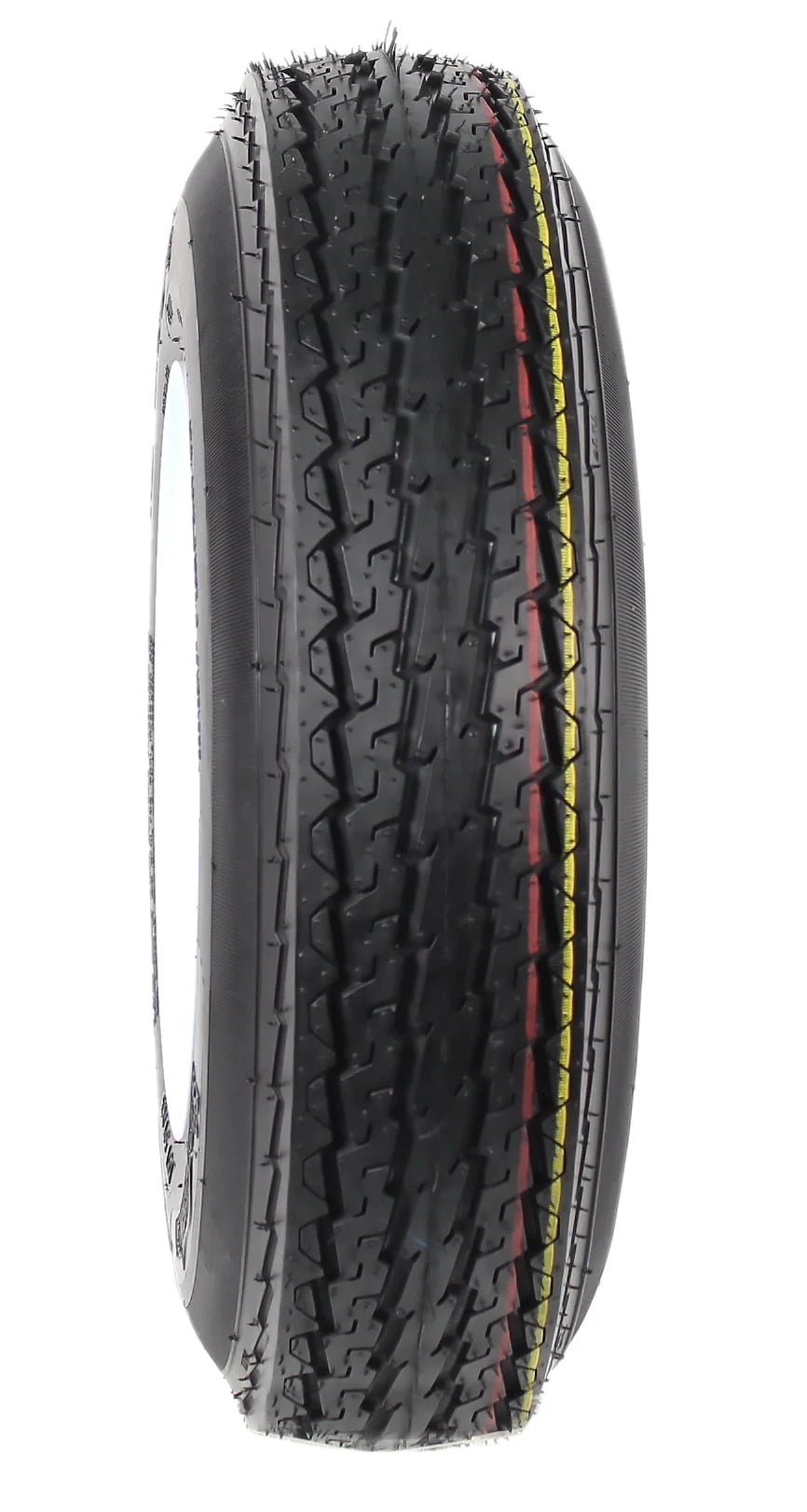 Two Trailer Tires On Rims 4.80-8 5 Lug White R96551
